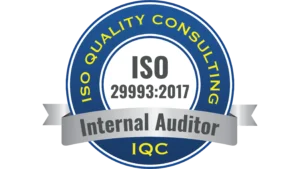 ISO 29993:2017 English Internal Auditor